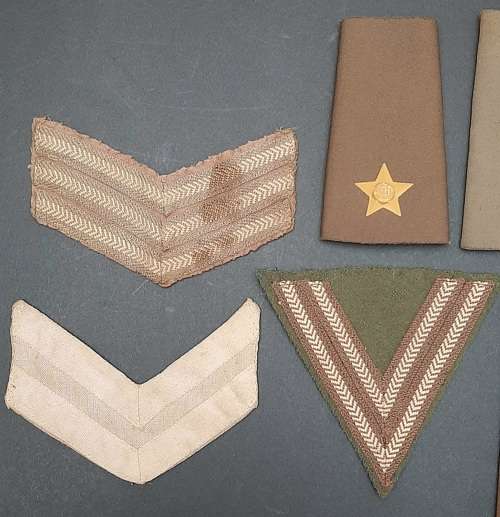 ** Border War 1960-1980 : SADF Officer & N.C.O Rank Insignia Lot x8 pcs.**