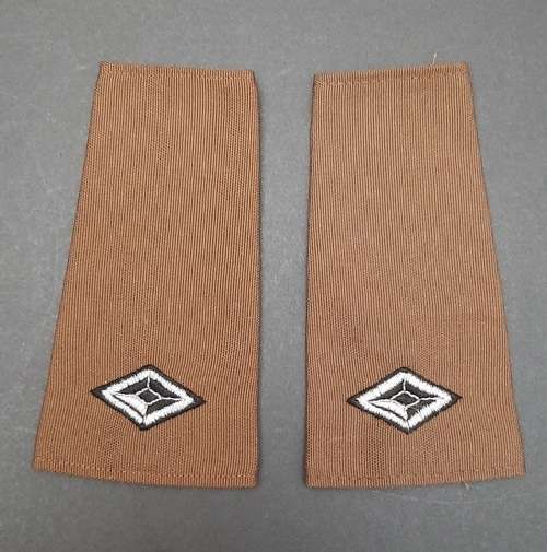 1980s SWATF 2nd Lieutenant Nutria Unissued Rank Epaulettes - BID PER PAIR
