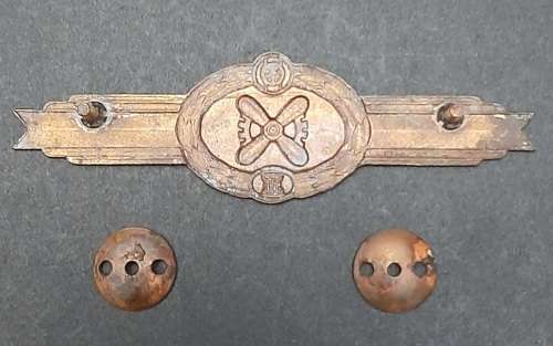 Border War: 1980s East German Army 2nd Class Flight Engineer Qualification Badge
