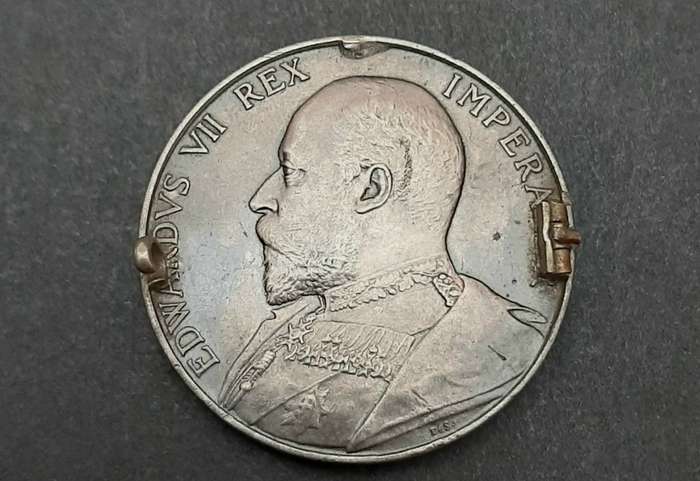 **RARE: 1908/1909 Silver British Somaliland Campaign Medal (H.M.S Proserpine).**