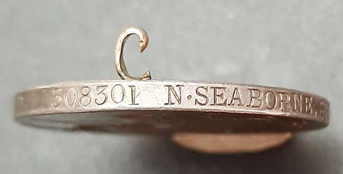 **RARE: 1908/1909 Silver British Somaliland Campaign Medal (H.M.S Proserpine).**