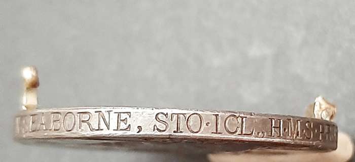 **RARE: 1908/1909 Silver British Somaliland Campaign Medal (H.M.S Proserpine).**