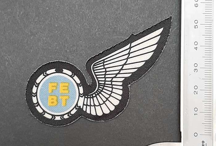 **Border War : 1980s SAAF Flight Engineer Unissued Screen-Printed Cloth Insignia x1 .**