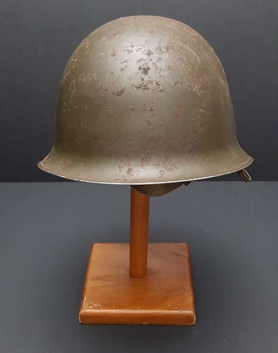 **Border War : 1960s SADF Green Steel Helmet w/ Liner (NO STRAP)**
