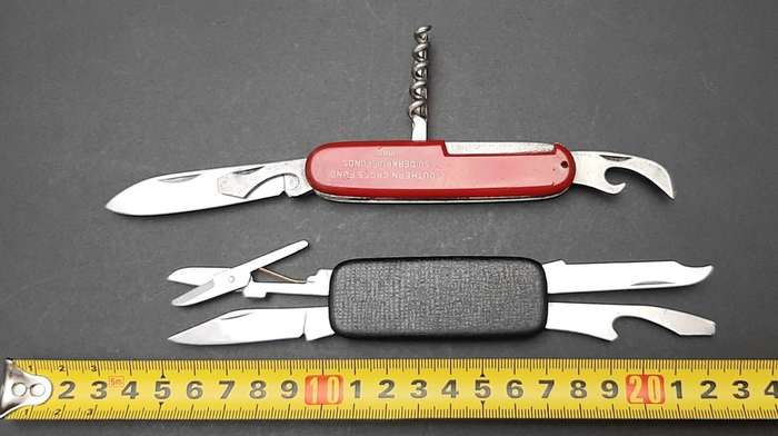 Border War 1980s SADF Southern Cross Fund Pocket Knives x2