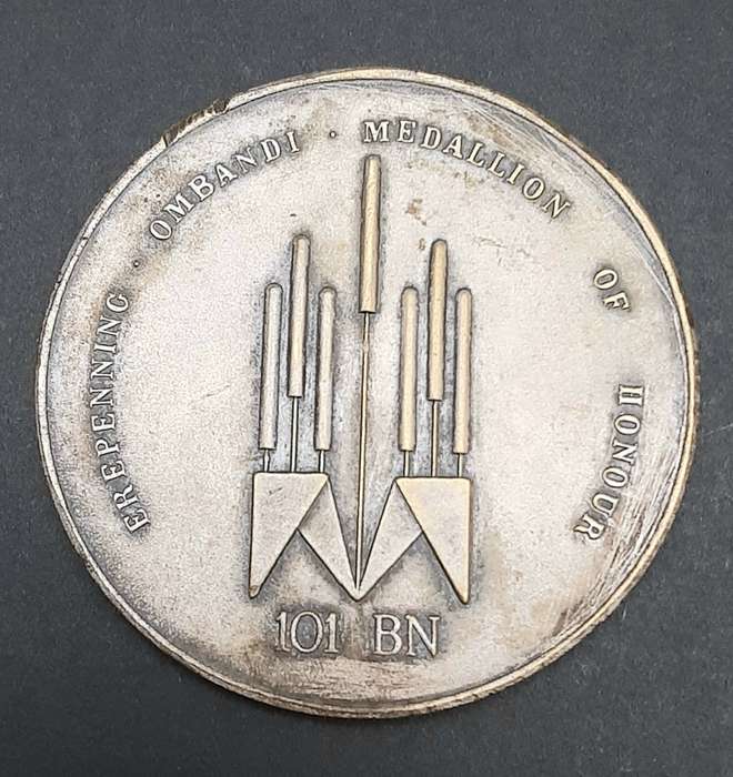 **Border War : 1980s SWATF 101 Battalion (Quick Reaction) Honour Medallion No. 58**