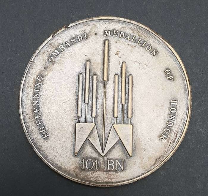 **Border War : 1980s SWATF 101 Battalion (Quick Reaction) Honour Medallion No. 58**