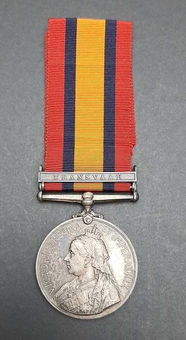 **Boer War: Queen`s South Africa Medal w/ Transvaal Bar (Standerton Mounted Police).**