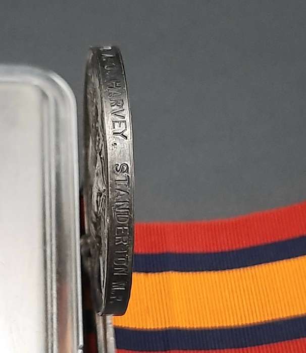 **Boer War: Queen`s South Africa Medal w/ Transvaal Bar (Standerton Mounted Police).**