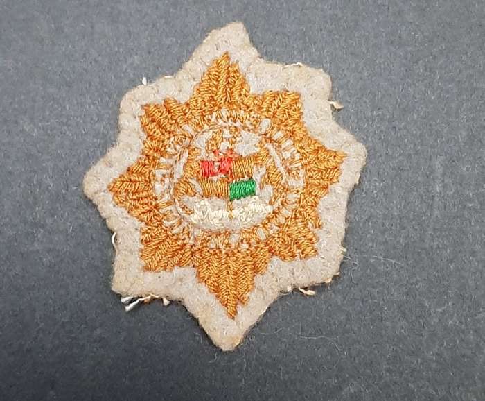 Border War: 1980s  2nd Pattern Camouflage Embroidered Cap Badge
