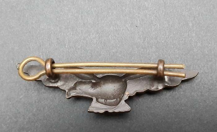**RARE: WW2 SA Air Force Path Finder Bomber Qualification Badge w/ Slide Pin.**