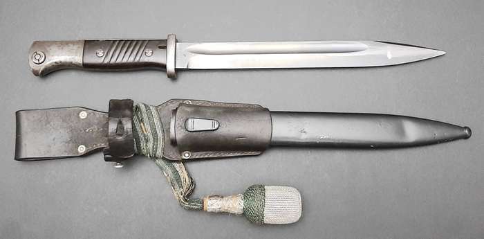 WW2 German NCO's K98 Dress Bayonet with Troddle (Gebirgsjäger)