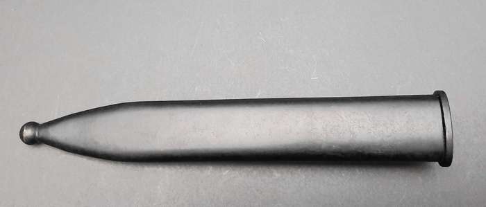 **Border War : 1960s SADF Type I Uzi Bayonet w/ Steel Scabbard**