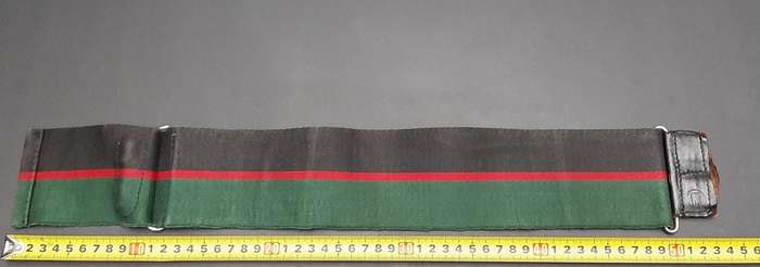 **Rhodesian Bush War: 1970s Rhodesia Regiment Beret w/ Badge & Stable Belt Length (57)**