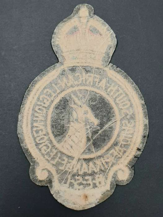 **WW1 / 2 : South African Legion Embroidered Blazer Badge (13cm x 7cm).**