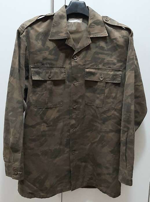 Border War 1980 S.A. Railway Police Task Force Camouflage Long Sleeve Shirt - Att. Officer (Large)