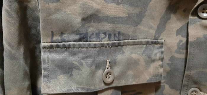 Border War 1980 S.A. Railway Police Task Force Camouflage Long Sleeve Shirt - Att. Officer (Large)