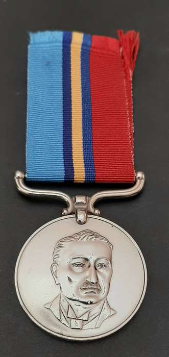 **1970s Rhodesian Bush War: General Service Medal att. Native Soldier ( Private Dube)**