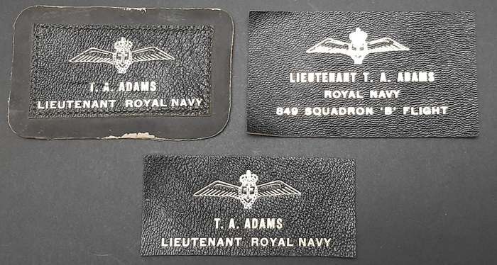 ** Iraq War: Royal Navy 849 Sqdn. Officer Flight Insignia x3 .**