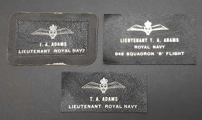 ** Iraq War: Royal Navy 849 Sqdn. Officer Flight Insignia x3 .**