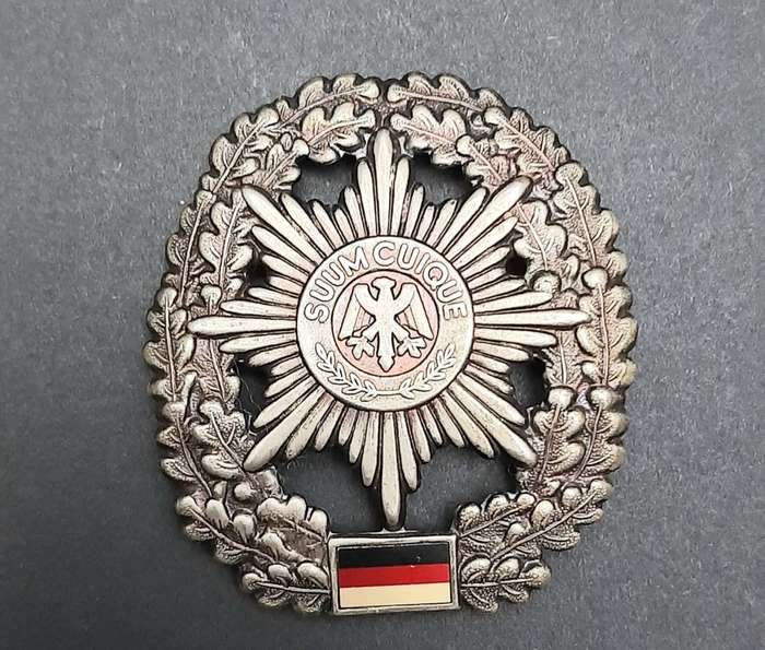 1990s German Bundeswehr Feldjäger Beret Badge Pins