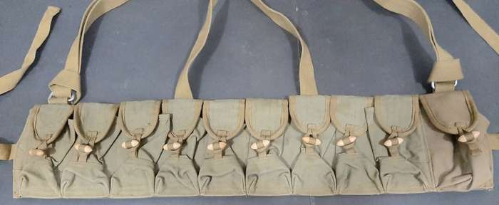 **Border War: 1980s Chinese Type 56 SKS Chest Webbing (10 Pocket).**