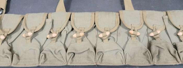 **Border War: 1980s Chinese Type 56 SKS Chest Webbing (10 Pocket).**