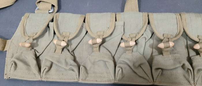 **Border War: 1980s Chinese Type 56 SKS Chest Webbing (10 Pocket).**