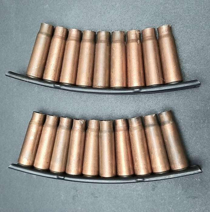 **Border War : 1980s SKS 2 x Stripper Clips w/ Spent Casings (INERT)**