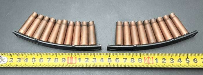 **Border War : 1980s SKS 2 x Stripper Clips w/ Spent Casings (INERT)**