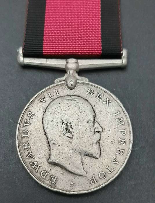 **RARE: 1906 Natal Rebellion `Bambatha` Medal w/ Ribbon (Copy Medal Roll).**