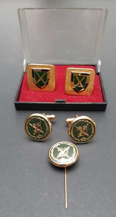 **RARE: 1980s SADF Maj-General D.J. Mortimer SA Infantry School/ Association Award Lot x 9 Pcs.**