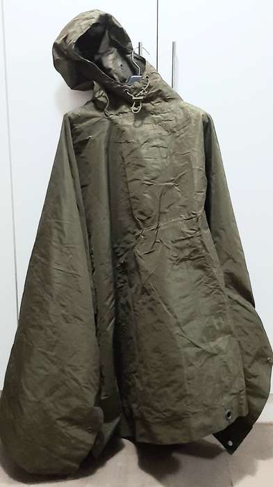 Border War 1970s S.A.P Olive Green Camouflage Poncho (Large)