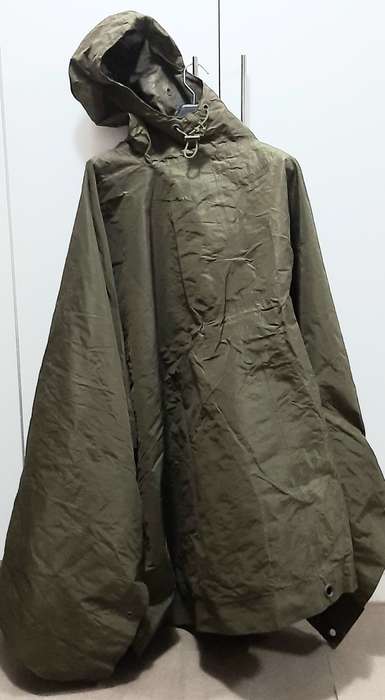 Border War 1970s S.A.P Olive Green Camouflage Poncho (Large)