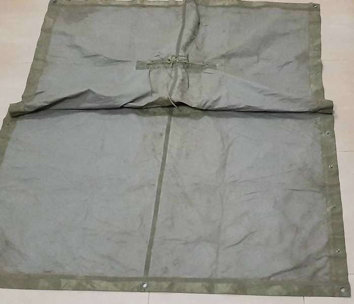 Border War 1970s S.A.P Olive Green Camouflage Poncho (Large)