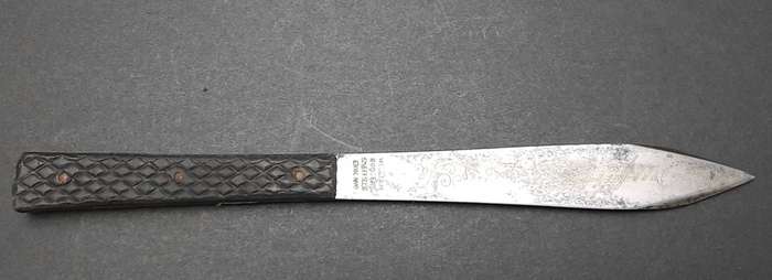 WW2 William Rodgers Truflite Boot/Throwing Knife with Scabbard 15cm