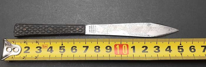 WW2 William Rodgers Truflite Boot/Throwing Knife with Scabbard 15cm