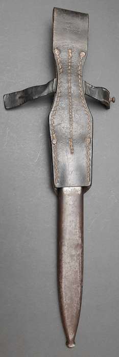 WW2 German K98 Bayonet with Scabbard and Leather Frog (Clemen & Jung) Matching Serials