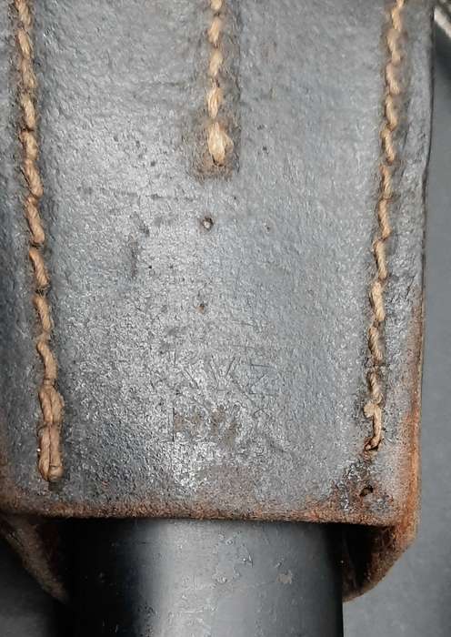 WW2 German Ceremonial K98 Bayonet with Troddle & Leather Frog