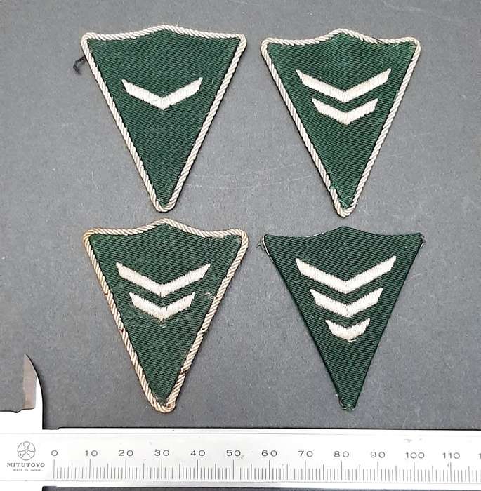 Rare West-German Baden-Württemberg Police Ranks (Allied Occupation)