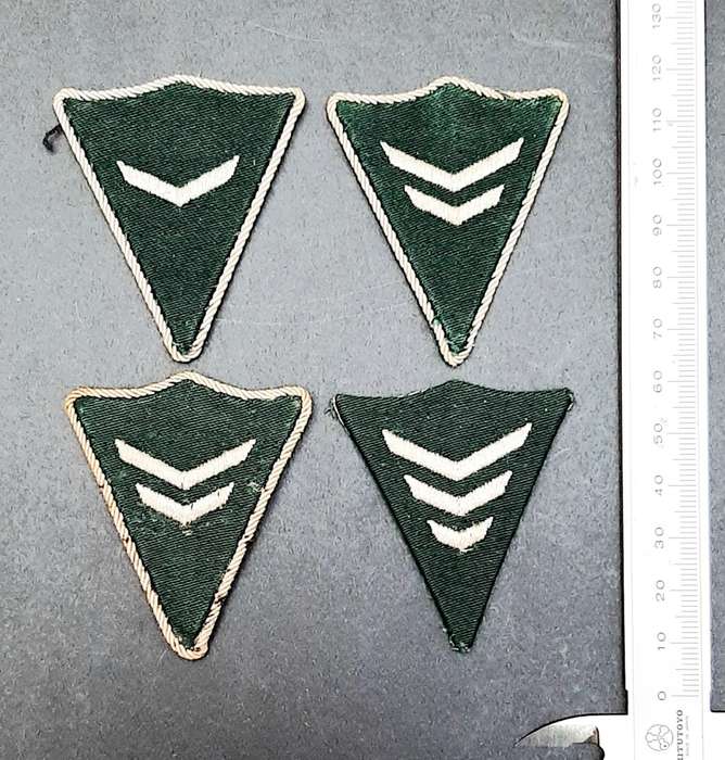 Rare West-German Baden-Württemberg Police Ranks (Allied Occupation)