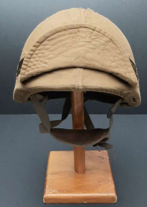**Border War: 1980s SADF Parabat M83 Ballistic Helmet w/ Nutria Cover (59 / Large).**
