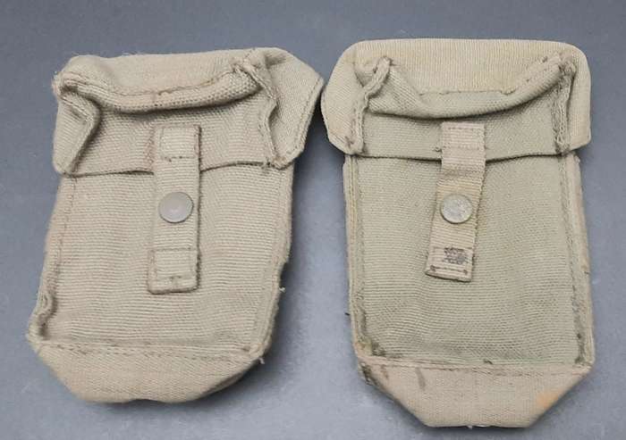 **Border War : 1970s SADF Patt.73 FN FAL Ammo Pouches x2 .****