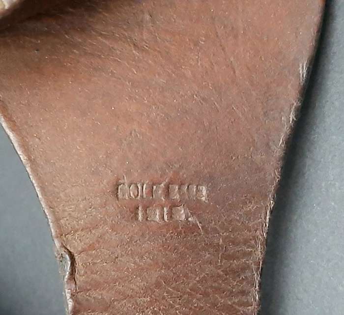 **WW1 British: 1903 Patt. Leather 5-Pocket Bandolier (Cole Bros Ltd).