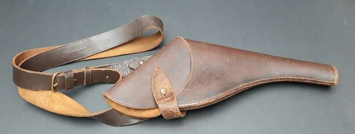 WW1 UDF: Webley .455 Long Holster with Cross-Strap (35cm)
