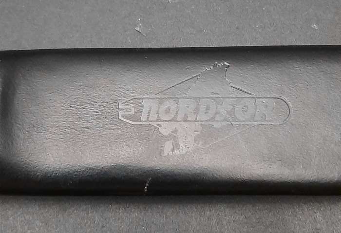 **1980s Norwegian: Nordfor `Hunter` Forest Knife w/ Scabbard (25cm).**