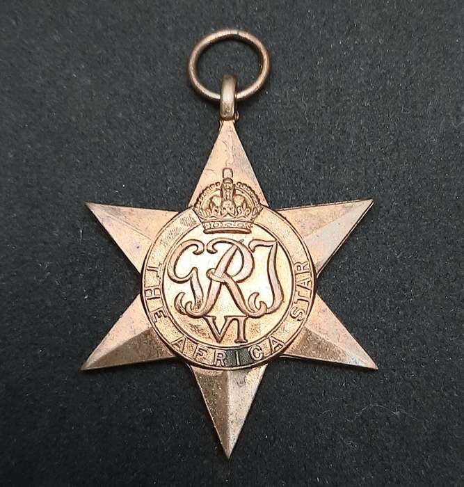 **WW2 UDF: Africa Star Campaign Medal N/R .**