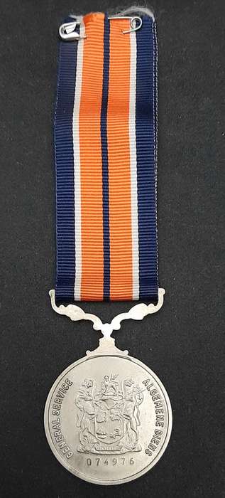 **Border War : 1980s SADF General Service Medal Type II (Full-Size).**