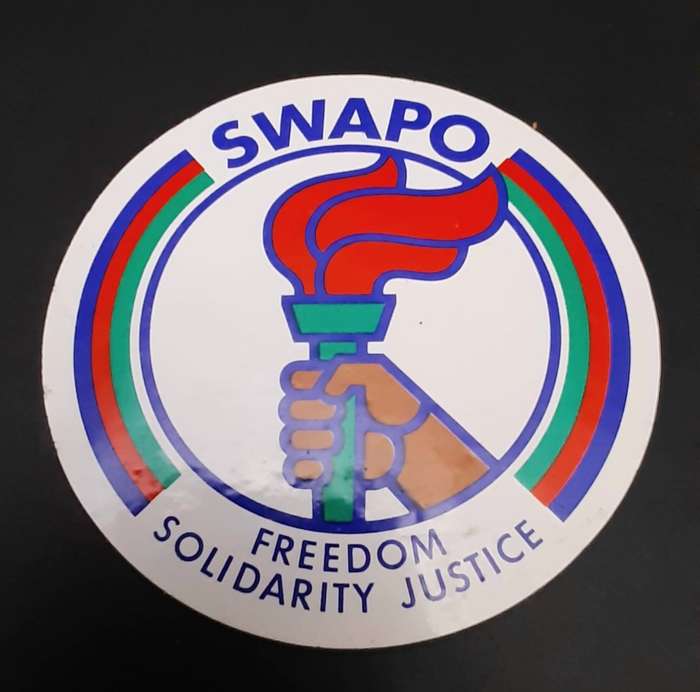 **BID PER ITEM: 1980s SWAPO Political Gloss Decals 11cm x 9cm (USED).**