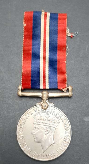 **WW2 UDF: British War Medal w/ Ribbon (SA Issue).**